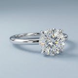 Solitaire Inspired Hidden Halo Round Brilliant