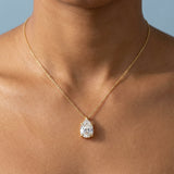 Pear Shape Cut Lab Grown Diamond Pendant