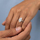 Marquise Lab-Grown Diamond Solitaire Ring