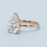 Pear Cut Solitaire Engagement Ring