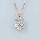 Pear Shape Cut Lab Grown Diamond Pendant