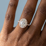 Best Ever Oval Halo Ring