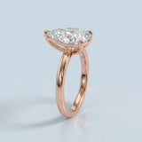 Pear Cut Solitaire Engagement Ring