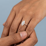 Marquise Lab-Grown Diamond Solitaire Ring