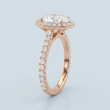 Best Ever Oval Halo Ring