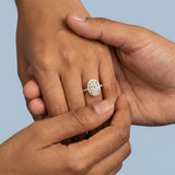 Best Ever Oval Halo Ring