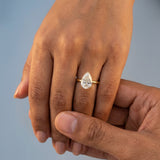 Pear Cut Solitaire Engagement Ring