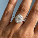 Best Ever Oval Halo Ring