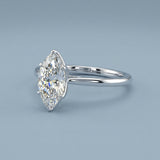 Marquise Lab-Grown Diamond Solitaire Ring