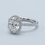 Best Ever Oval Halo Ring