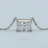 East-West Radiant Cut Pendant (Lab Grown Diamond)