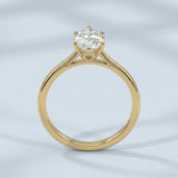 Marquise Lab-Grown Diamond Solitaire Ring