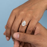 Pear Cut Solitaire Engagement Ring