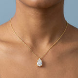 Pear Shape Cut Lab Grown Diamond Pendant
