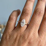 Marquise Lab-Grown Diamond Solitaire Ring