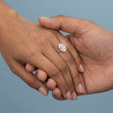 Solitaire Inspired Hidden Halo Oval Brilliant Cut