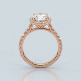 Best Ever Oval Halo Ring