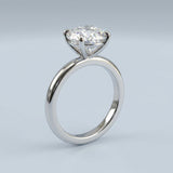 Solitaire with a collar 2.00+ ct D-E/VS