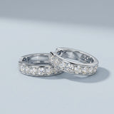 Lab Diamond Huggie Earrings 0.75 ct