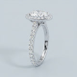 Best Ever Oval Halo Ring