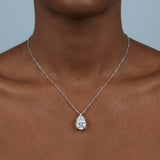 Pear Shape Cut Lab Grown Diamond Pendant