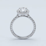 Best Ever Oval Halo Ring