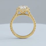 Best Ever Oval Halo Ring