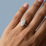 Marquise Lab-Grown Diamond Solitaire Ring