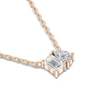 TOI ET MOI Emerald & Pear cut Lab Grown Diamond Pendant 2.00 ct tw