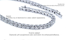 Tennis Bracelet Round Brilliant Cut Diamonds 5.00 CTW