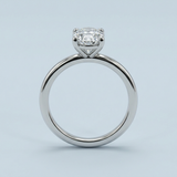 1ct Oval Lab-Grown Diamond Solitaire Ring