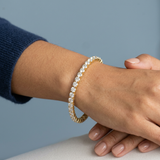 Tennis Bracelet Round Brilliant Cut Diamonds 15.00 CTW