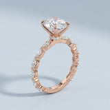 Stunning Oval Cut Diamond Engagement Ring