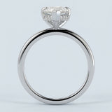 Pear Brilliant Cut Hidden Halo Ring