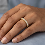 Nineteen stone wedding band