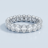 Oval Cut Eternity Band 3 ct