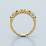 Classic seven stone wedding band