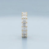 Emerald Cut Eternity Band Perfectly Matched 4.9 CTW