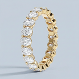 Oval Cut Eternity Band 3.50ct
