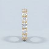 Round Cut Eternity Band Perfectly Matched 5.25 CTW