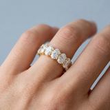 Oval Cut Eternity Band 10.00 ct