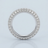 Classic double row wedding band