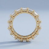 Emerald Cut Eternity Band 4.0 ct