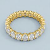 Oval Cut Eternity Band 10.00 ct