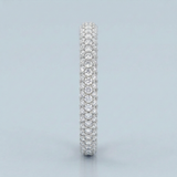 Three rows wedding band