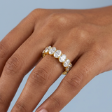 Oval Cut Eternity Band 7.50 ct