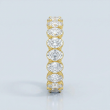 Oval Cut Eternity Band 3.50ct