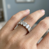 Oval Cut Eternity Band 3.50ct