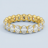 Oval Cut Eternity Band 3 ct