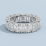 Emerald Cut Eternity Band 12.0 CTW